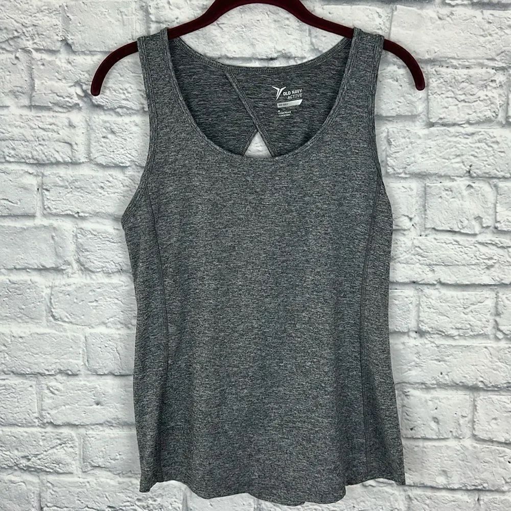 Old Navy Gray Active Tank Size Medium